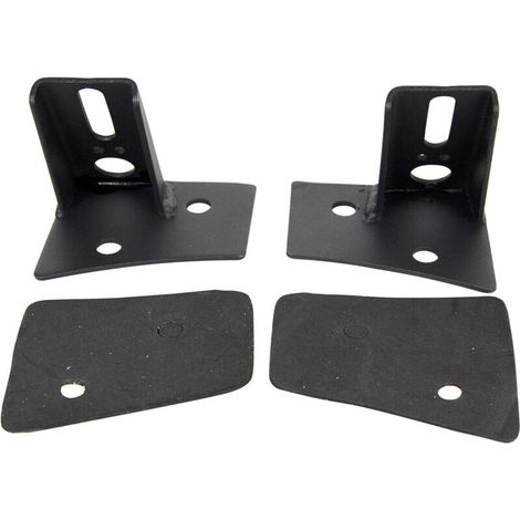 Soporte de luz de trabajo LED de 2 piezas, montaje en parabrisas superior - Kit de montaje en pilar A para Wrangler JK 07-17 (1/4)