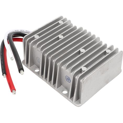 Convertisseur réducteur de tension CC 8-40 V vers 13,8 V, 25 A, 345 W, étanche IP68, module transformateur régulateur pour applications automobiles, navales, nautiques, ferroviaires et aéronautiques. (1/5)