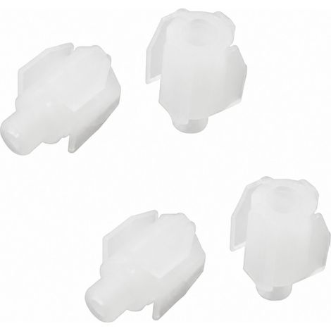 Connettore bottiglia di plastica M, passo 10x1, 4 pezzi
