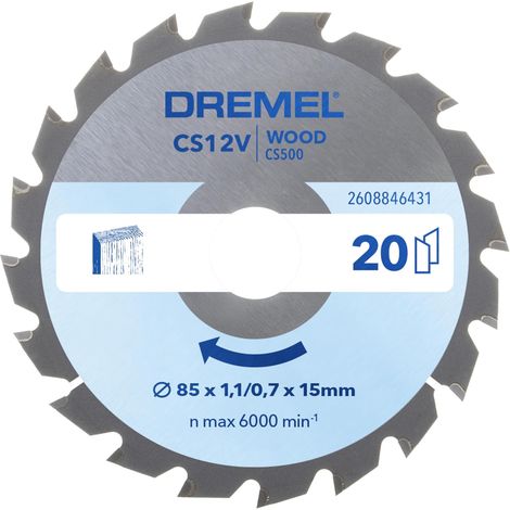 Lame de Scie Circulaire pour Bois 85 x 1,1/0,7 x 15mm (CS500) (1/5)