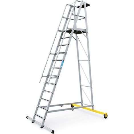 ZARGES LM-Plattformleiter 12 Stufen (1/5)