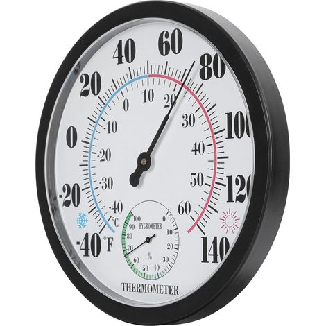 Feine Verarbeitung für Innen und Außen mit Hygrometer aus (1/5)