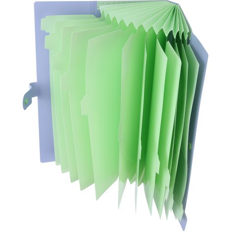 Pochettes de classement A4 multicouches pour documents, rangement de papier, pochettes d'information (violet) (1/5)
