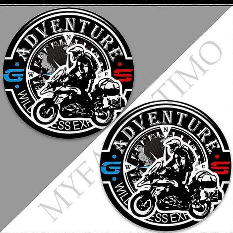 Autocollants 3D pour coffres de voiture Rallye Adventure pour BMW R1200GS, F850GS, F800GS, R1250GS, F750GS, R 1200, 1100, 1250, 850, 800, 750 GS, GSA, HP Adv - GS Stickers9 (1/5)