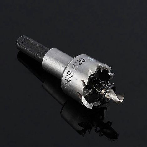 Foret en acier inoxydable, scie cloche pour métaux, scie cloche robuste, 20 mm