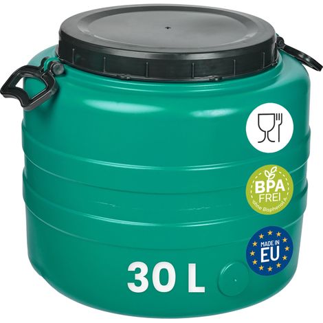 Garronda Weithalsfass 30 L HDPE Grün GD-0186 (1/5)