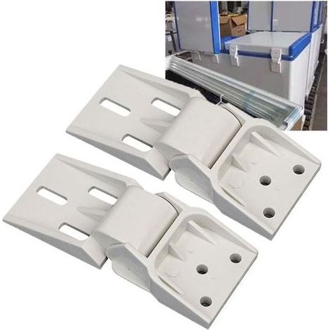 (3-Holes)2Pcs Charnière De Congélateur Coffre UniversPour Petite Charnière De Congélateur, Charnière De Contrepoids UniversPliante Pour Congélateur Coffre, Congélateur Coffre Approprié (1/4)