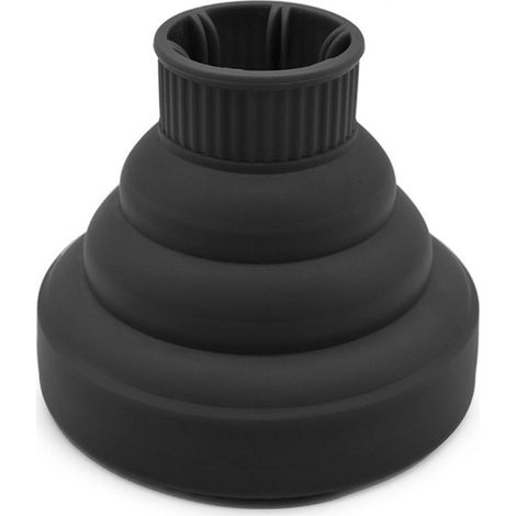 Diffuseur Para Secador De Pelo - Silicona Flexible Plegable - Compatible Con Boquillas De 35 A 50 Mm - Para Rizos Y Ondas - 1 Unidad (1/5)