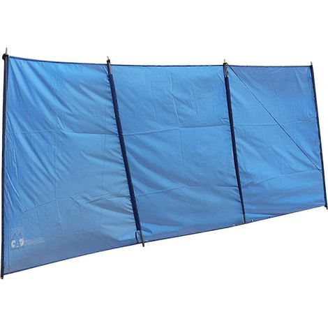 Pare-brise de plage pliable extérieur avec barres de support pour jardin (1/5)