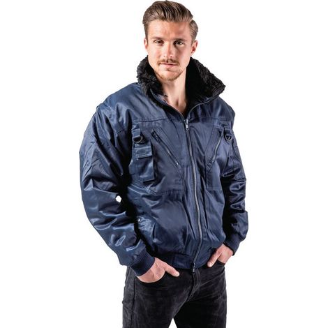 Giacca pilota combinata 4 in 1 taglia XXXL 66/68 blu PROMAT