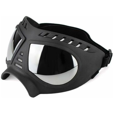 Filiyano-Lunettes pour chien, lunettes pour animaux de compagnie pour chiens de taille moyenne et grande, anti-UV, imperméables et coupe-vent - Noires