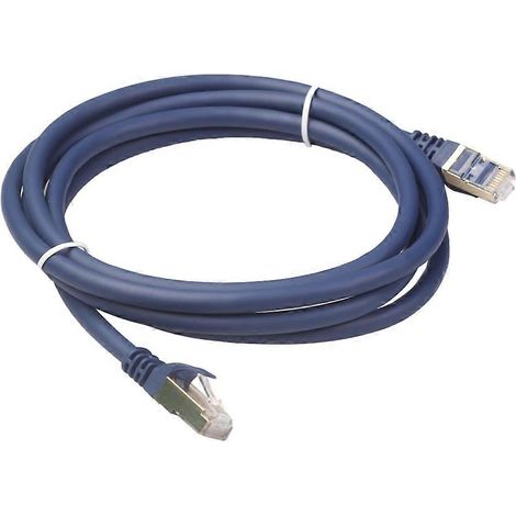 Câble Ethernet haute vitesse Cat8 Gaming 40 Gbit/s 2000 MHz, câble réseau Internet 5 m RJ45 (1/5)