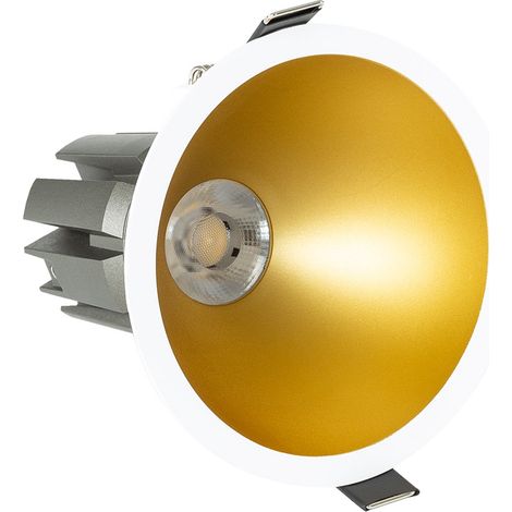 Foco Downlight LED 9W / 12W Cónico Areni Corte Ø 100 mm 2700K Dorado Blanco Cálido 9 W (1/5)