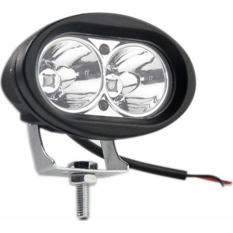 Faro da lavoro a 2 LED a lungo e ampio raggio Spot freddo 10W IP67 (1/3)