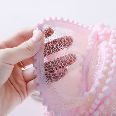 Lot de 3 boules de bain de luxe, éponge luffa, boule de bain - Douces, à séchage rapide, exfoliantes, moussantes, nettoyantes en profondeur (1/5)