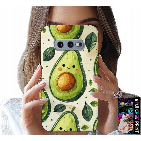 Custodia per Samsung Galaxy S10E - Simpatica custodia con avocado sorridente (1/5)