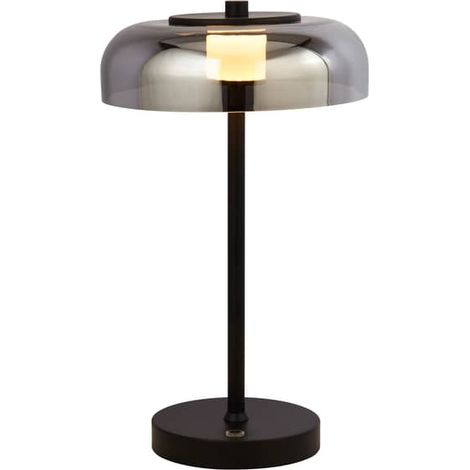 [NEUWERTIG] B-Ware Searchlight Led Tischleuchte Frisbee Tischlampe Leuchte Lampe Licht Glasschirm