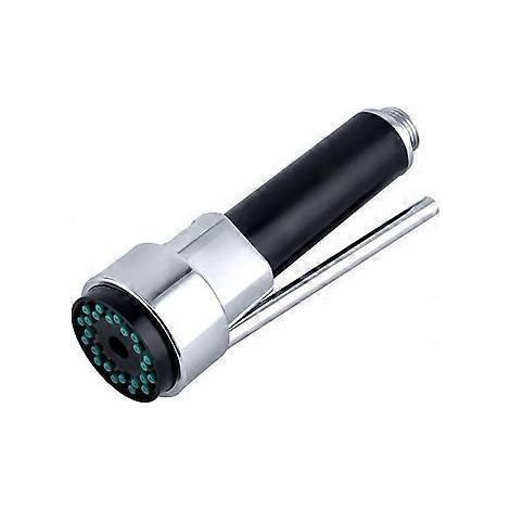 Moderner Wasserhahn für Badezimmer und Küchenspüle, universeller Ausziehbrausekopf, Ersatzteil, Chrom-Finish