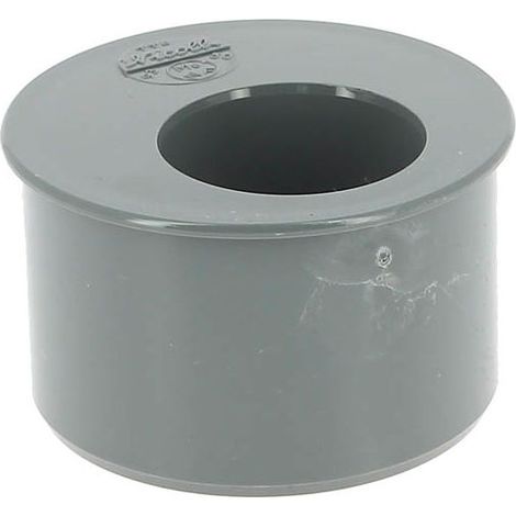 Raccord d'évacuation PVC mâle-femelle 93mm – Réduction 50mm – Longueur 57,5mm – Installation par emboîtage et collage (1/3)