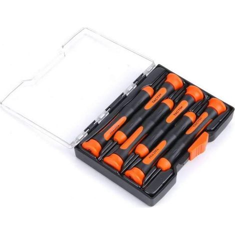 TACTIX - 6 PEZZI - SET 6 CACCIAVITI PROFESSIONALI ISOLATI IN ACCIAIO CROMO VANADIO