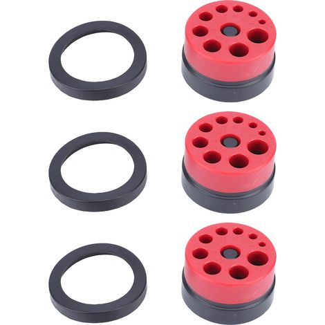Cache poussière perceuse électrique bol cendres rouge – Collecteur attrapeur maison perçage menuiserie, outillage (1/5)