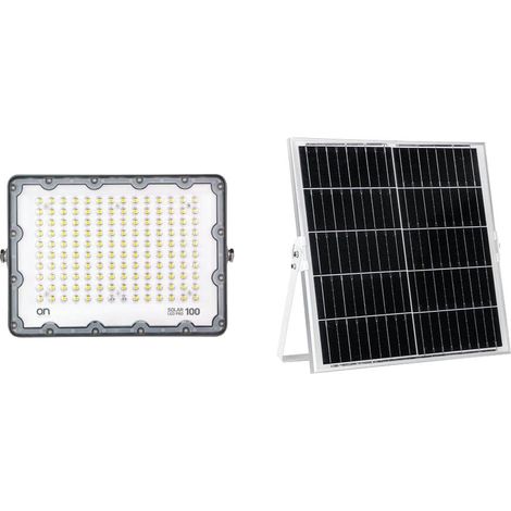 Faro Led Solare Da Esterno 100W 2000Lm4000°K ( Konelco Gbs Cod. 23875720 ) (1/5)
