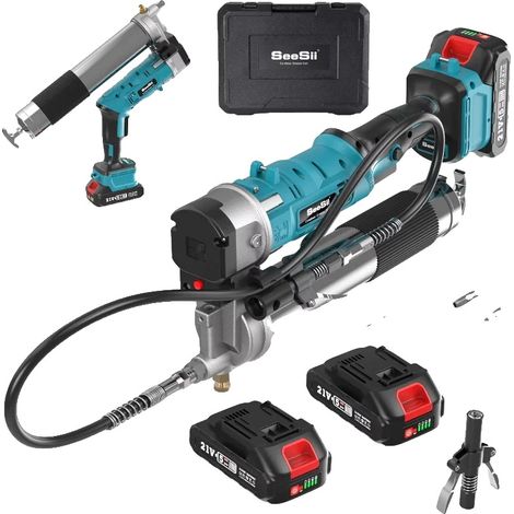 Elektrische Fettepistole, 12000 PSI Druck, langer flexibler Schlauch, 12000PSI 2-in-1 (1/2)