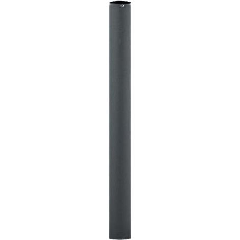 Lampadaire syste'me sphe're 60 mm en re'sine antichoc noire cm 50 h pour sphe'res de jardin exte'rieur