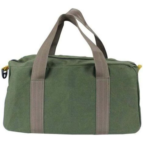 Sac à outils, sac à outils, sac à outils robuste, sac à outils à large ouverture, petit sac à outils multiples, sac à outils de plomberie (vert) 14"