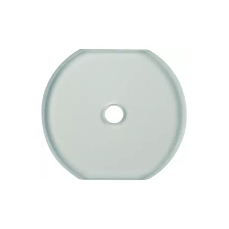 Berker Gl.mittelplatte Schalter Serie Glas klar 1095 (1/2)
