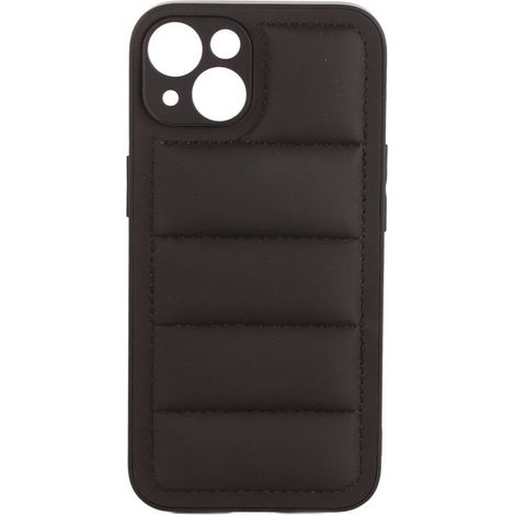 Étui téléphone noir veste en simili cuir doux coque de protection pour iPhone 14 (1/5)