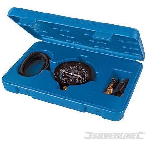 TESTER POMPA BENZINA MANOMETRO CARBURATORE PRESSIONE VUOTO CARBURANTE AUTO 283