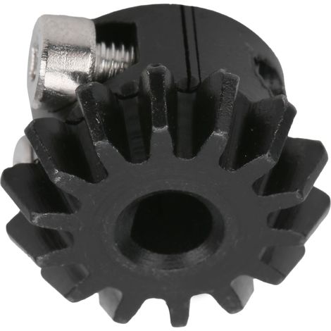 Pignon de robot en acier moulé, type à serrage, 14 dents, pignon conique, alésage 6 mm, module 1,5 (1/5)