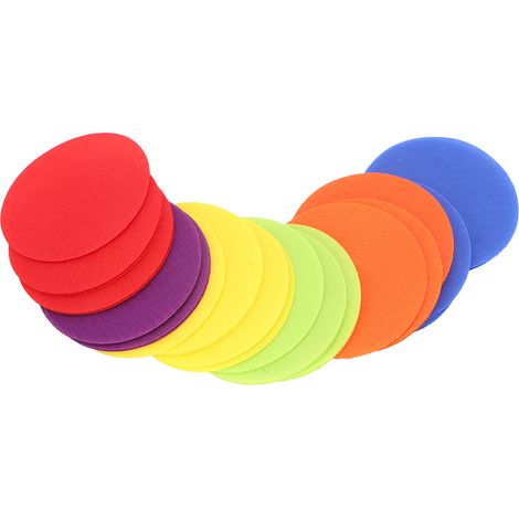 30 marqueurs de sol colorés pour activités ludiques en maternelle et jardin d'enfants