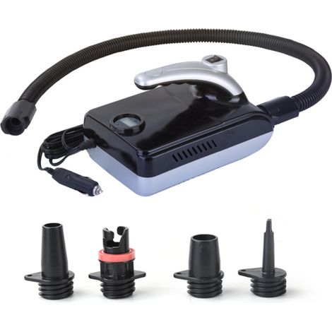 Elektrische 12-V-Luftpumpe für aufblasbare Paddleboards, Digitalanzeige — (12 V)