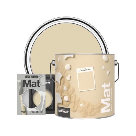 Rust-Oleum Peinture pour murs et plafonds mate lessivable - Sandhaven (1/3)