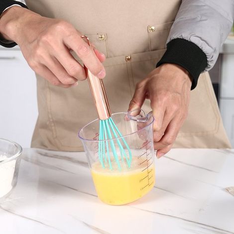 1 set of colors: see photo. Material: transparent PS. Set of 3 collapsible measuring cups, baking utensils. (1/5)
