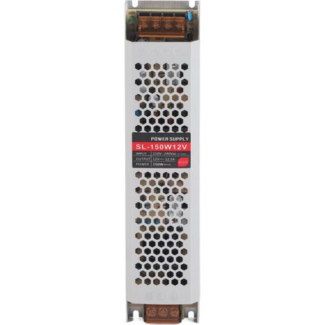 Driver LED étanche CTN 150W 12V – Transformateur éclairage AC190-240V – Pour ruban LED, projecteurs et enseigne