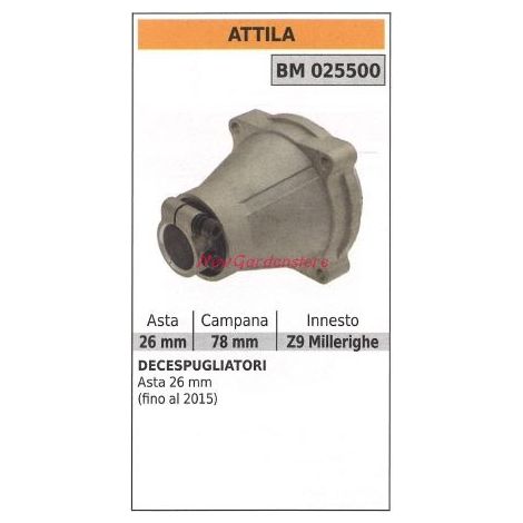 Gruppo frizione ATTILA decespugliatore asta 26mm 025500