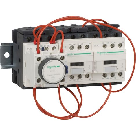 Démarreur étoile triangle sur platine TeSys LC3D bobine 230 V AC - LC3D12AP7