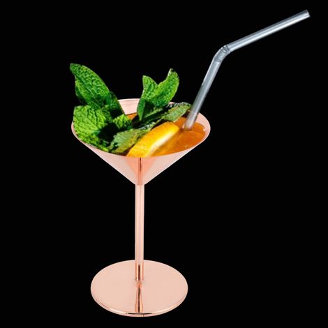 Barzubehör 304 Edelstahl Kelch Champagner Rotweinglas Cocktailglas Becher Roségold (1/5)