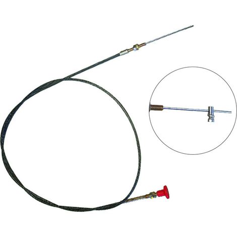 Motorcycle carburetor choke cable, engine stop cable, throttle cable, 4-meter choke cable for ditch motorcycles and ATVs.
