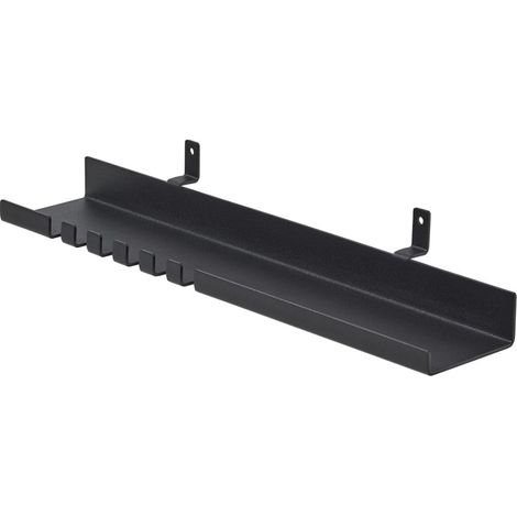 Dolle Schlüsselablage für Akustikpaneele 30 x 6 x 4,4 cm schwarz (1/3)