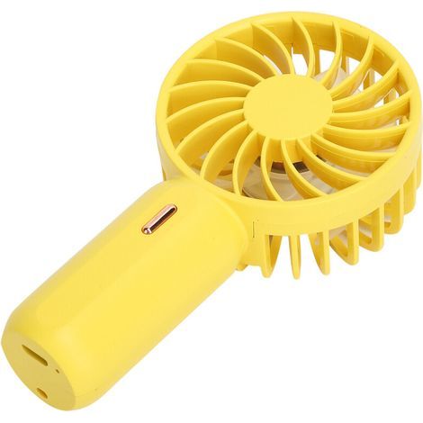 Ventilateur portatif puissant, rechargeable, trois vitesses de vent, mini et portable, flux d'air turbo, format de poche, faible bruit, longue durée de vie de la batterie, léger et portable. (1/4)