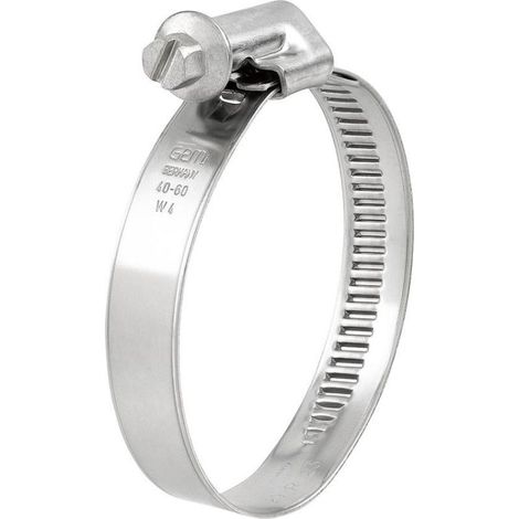 Collier de serrage à vis sans fin SX-T 9 70-90 C7 W4 Acier inoxydable 1.4301 (Par 25) (1/4)