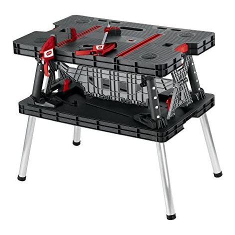 Keter 17182239 banco de trabajo portátil negro robusto plegable (1/5)