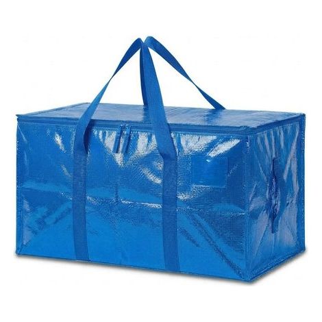 Juego de 2 bolsas de almacenamiento: bolsa extragrande para mudanzas y viajes，almohadas y mantas (1/2)