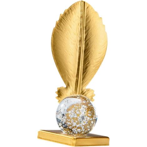 Sculpture en métal en forme de feuille, objet de décoration de table, idéal pour une pendaison de crémaillère, un couloir ou un salon.-Style A (1/5)