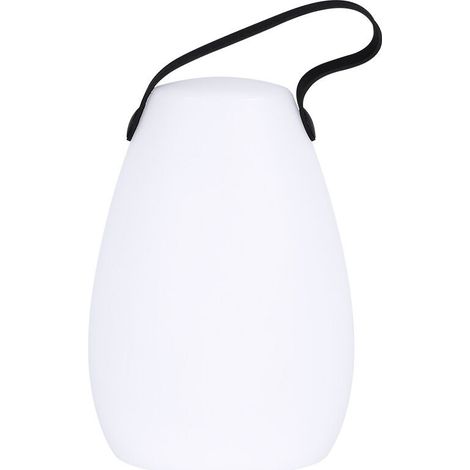 Lampe de table LED extérieur avec Télécommande Blanc chaud 8 couleurs Intensité variable Lampe de Table sans fil étanche Décoration idéale pour votre maison et jardin (ronde) [Classe énergétique F]