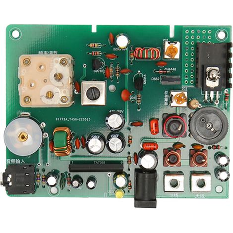 Émetteur radio ondes moyennes AM réglable 530-1600 kHz, kit d'émetteur à monter soi-même pour expérience scolaire (1/5)